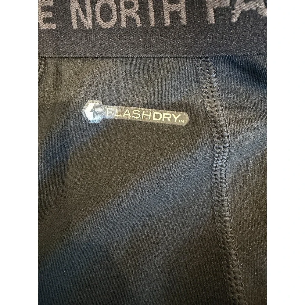 The North Face Mens S Black FlashDry Base Layer Bottoms Long Underwear Thermal